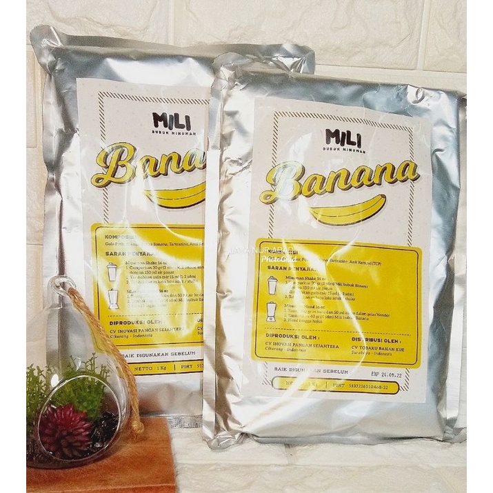 

BUBUK MINUMAN BANANA MILI ORIGINAL 1KG (exp 24bln)