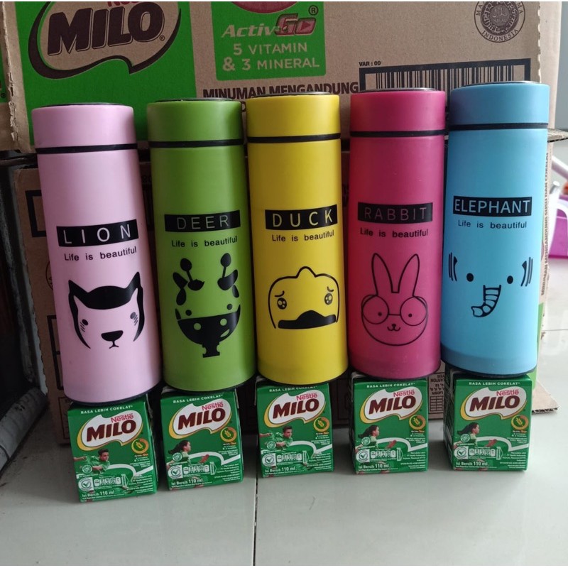 

paket 5 milo+ termos glass
