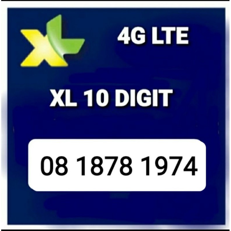 NOMOR CANTIK XL 10 DIGIT PRABAYAR TAHUN LAHIR 0818 78 1974