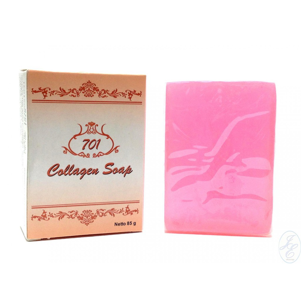 Sabun Collagen Plus Vitamin E 701 Original - Colagen Facial Soap Sabun Wajah Kolagen