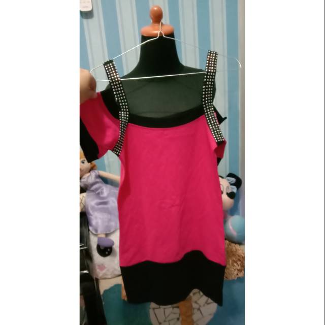 Kaos tengtop sabrina import