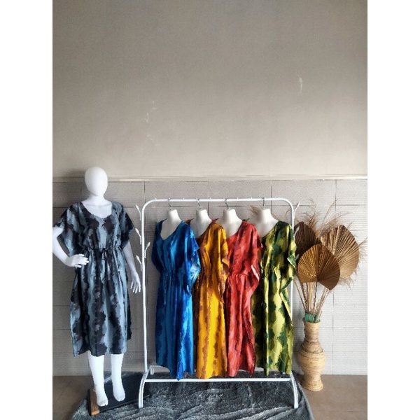 Daster Bali Kaftan Jumbo Motif Tie dye