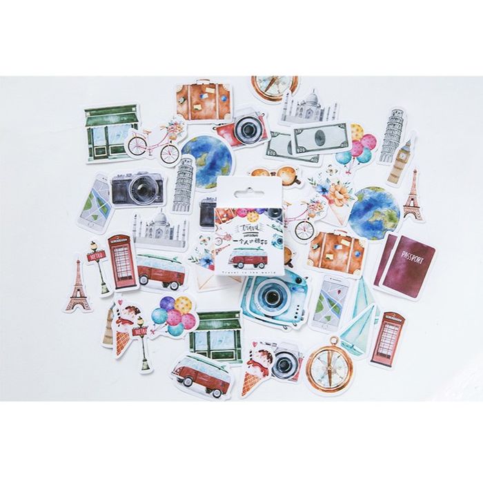 

Sticker Stiker Memo Laptop Cover Buku Diary Travel Lucu Label Dekorasi