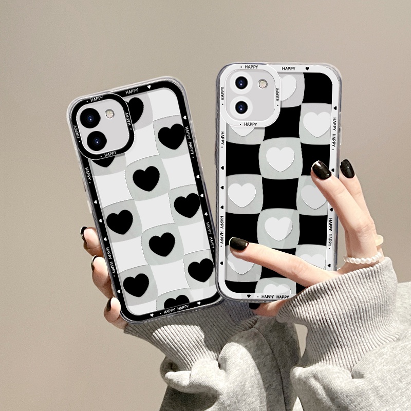 Soft Case TPU Motif Papan Catur Untuk Samsung A04S A03 A02S A12 A13 A02 A22 A32 A52 A712 A10 M52 A10S Note 20 20Ultra S21Plus