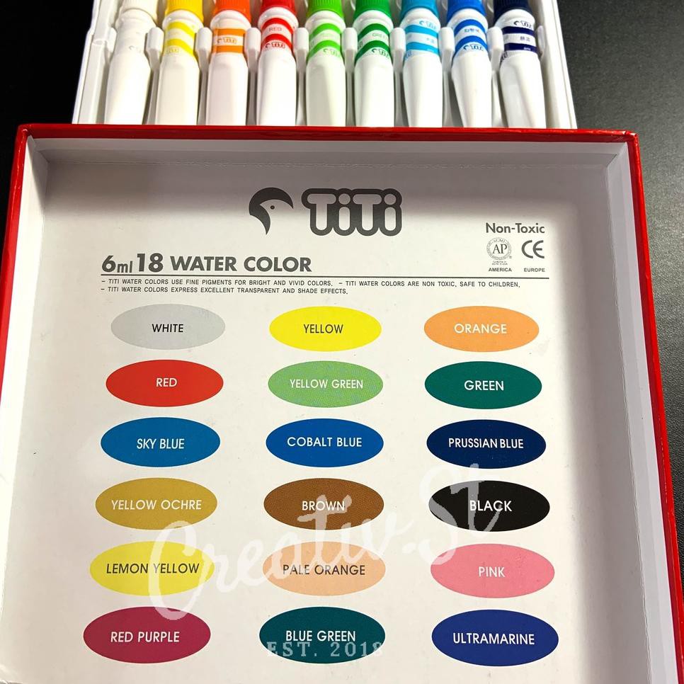 

Best Produk CTDTC Cat Air Watercolor 18 Warna Titi Joyko 6 ml 33 Ready