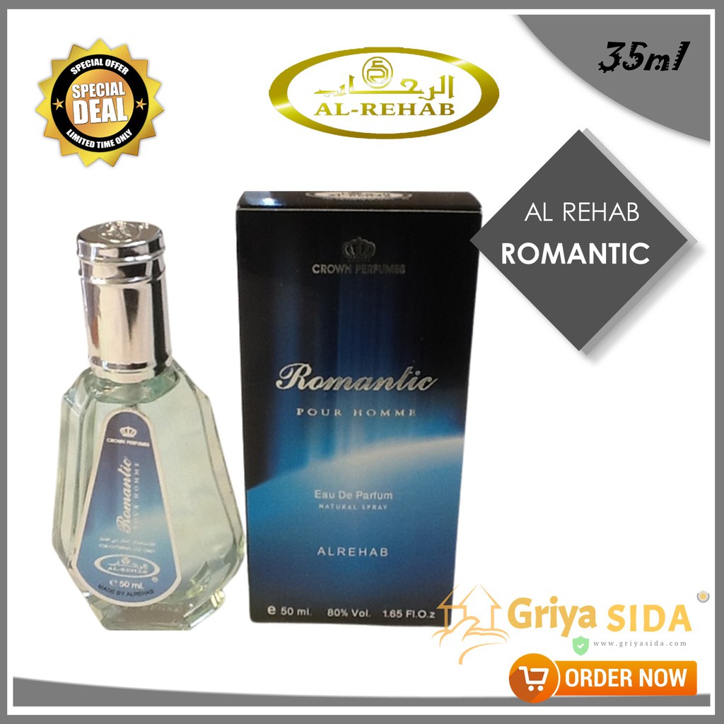 Parfum al rehab romantic 50ml original minyak wangi alrehab spray romantic PROMO!