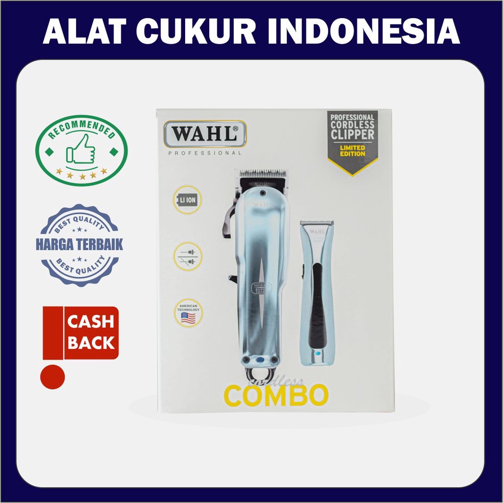 WAHL SUPER TAPER CORDLESS ORIGINAL USA COMBO CLIPPER WAHL BERET