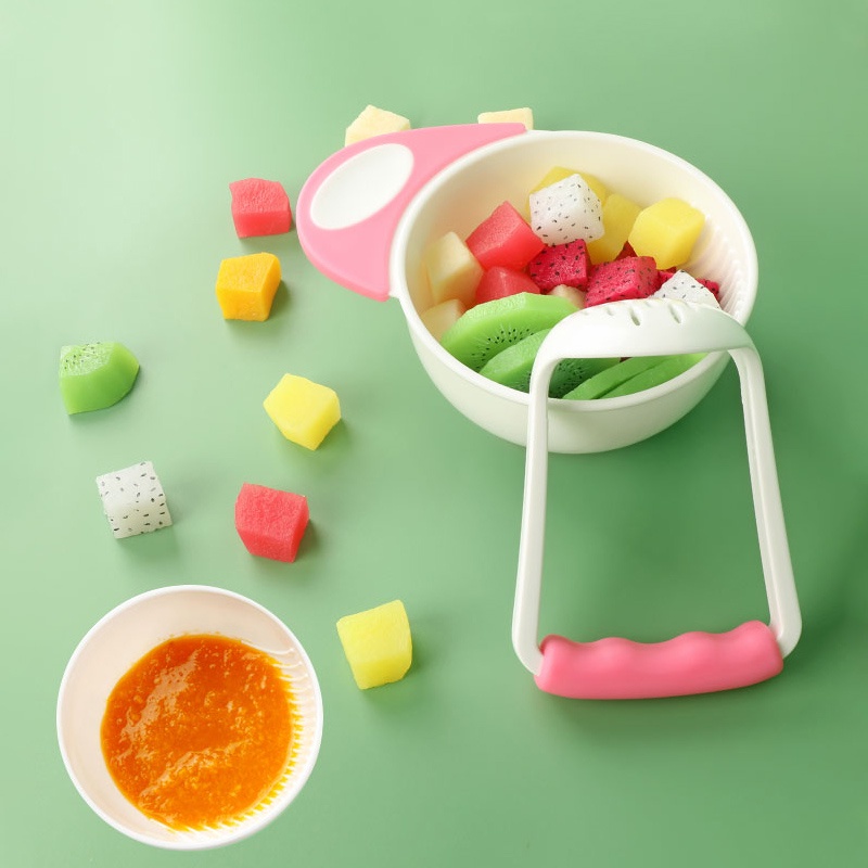 HIPPO LAND Baby Safe Food Masher Bowl Grinding Bowl Baby Food Maker Mangkok Mpasi [1KG 12PC] LITTLE KUMA 223