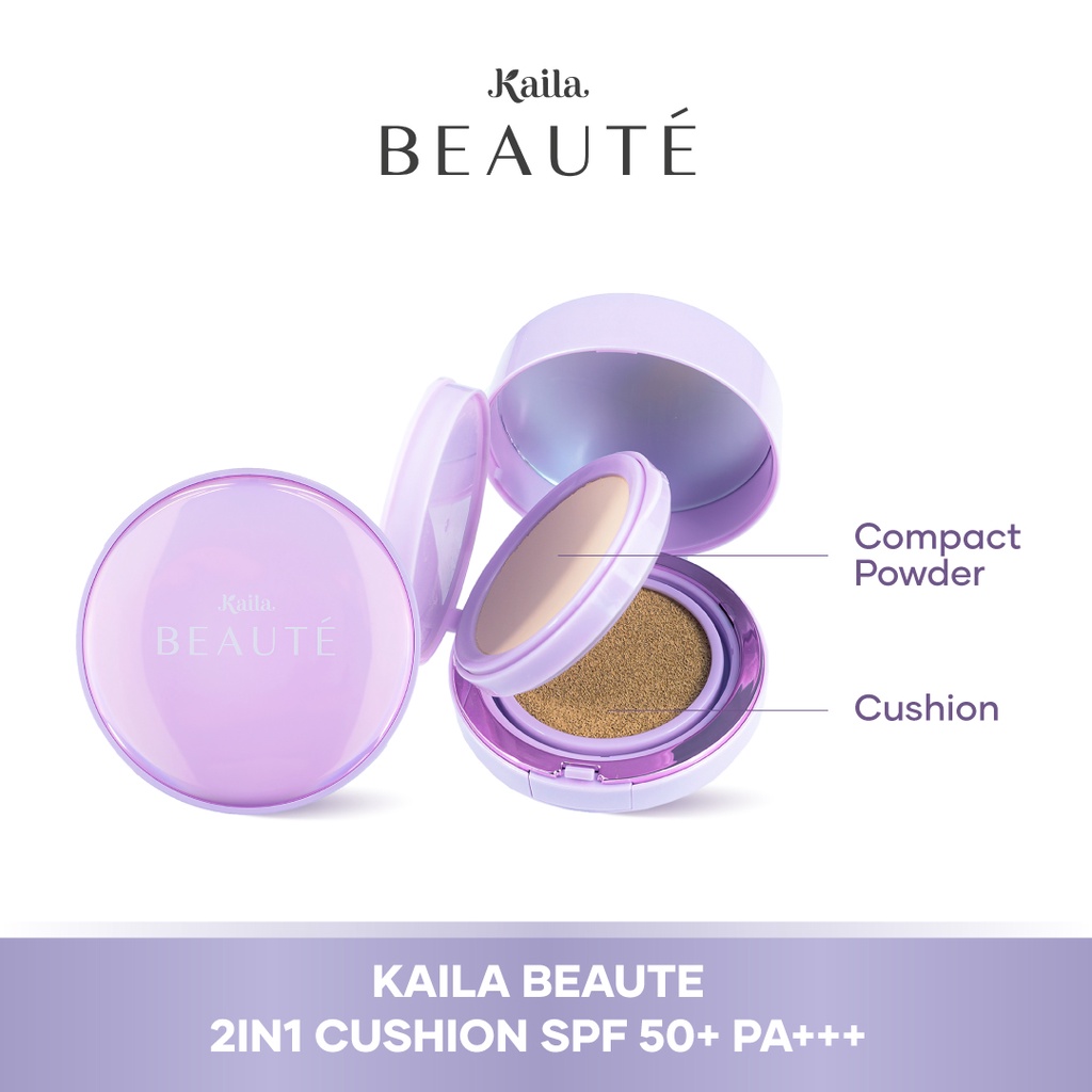 Najmia KAILA BEAUTE 2in1 Cushion SPF 50+ PA+++ - Cushion &amp; Compact powder