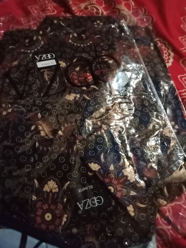 Odza Kemeja Batik Slim Fit Lengan Panjang Pria Modern Damalawa