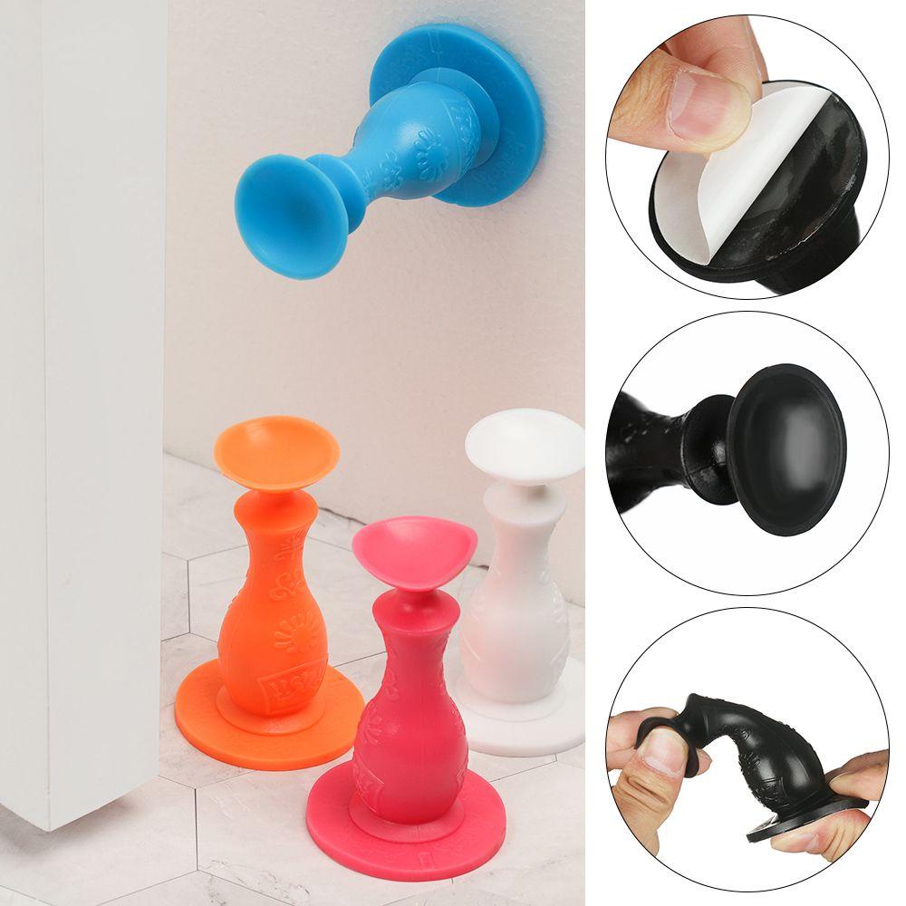 Penahan Pintu Nanas Tersembunyi Hisap Kuat Silicone Self Adhesive Doorstop