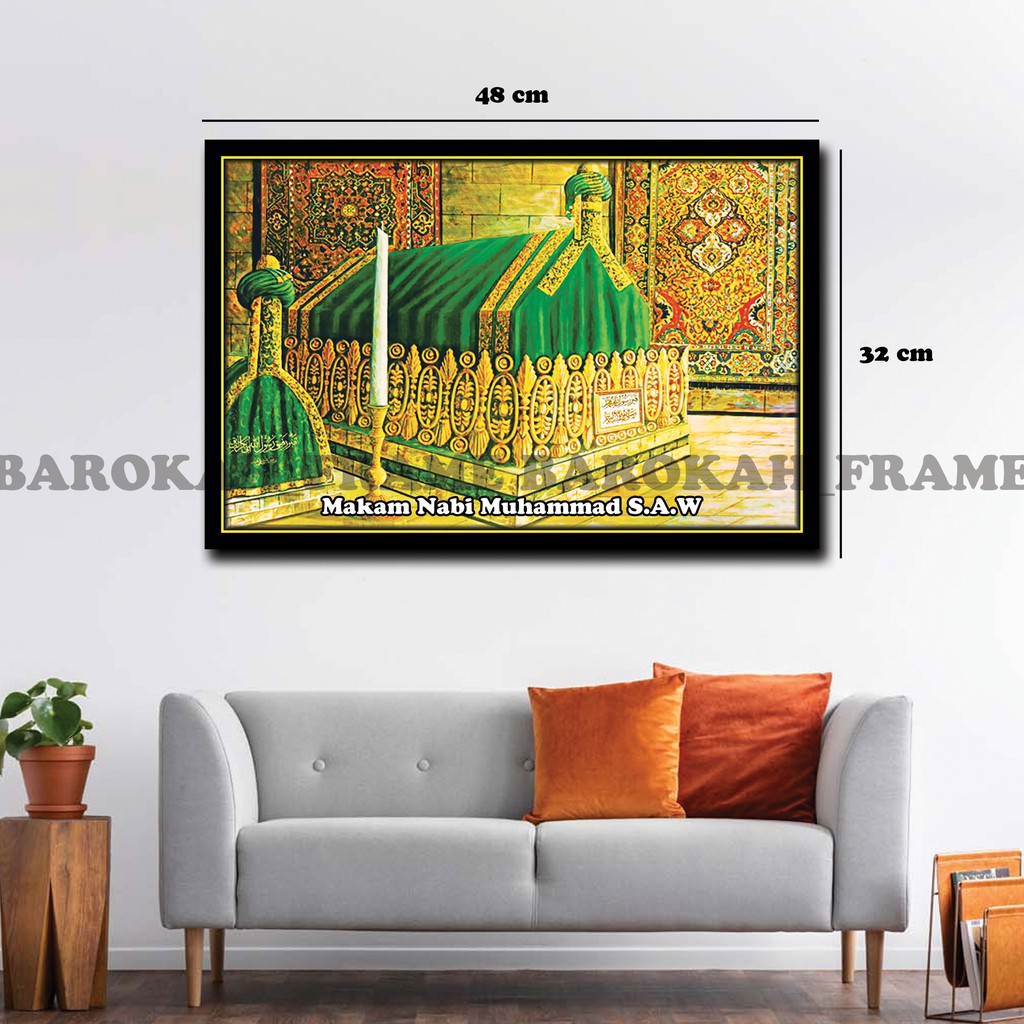 Pintu Kabah Makam nabi Mekah Mekkah Foto Gambar Poster Bingkai Dll 32x48cm