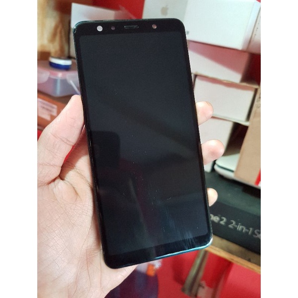 LCD SAMSUNG A7 2018 ORIGINAL ASLI COPOTAN SUPER AMOLED