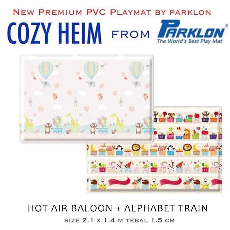 Parklon PVC cozy heim Hot air Baloon and alphabet train