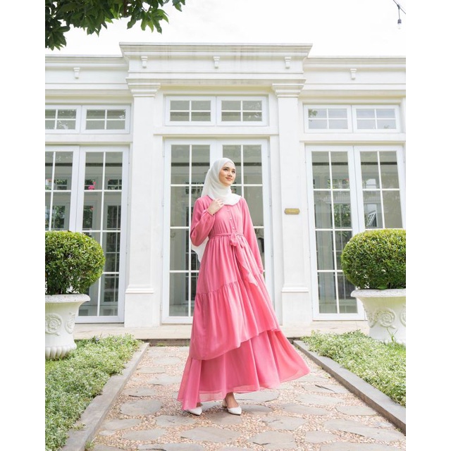 QUENZA DRESS raya collection/dress ceruty/dress lebaran/dress raya