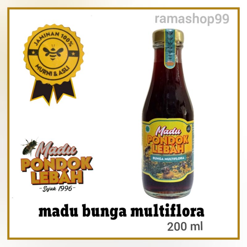 

Madu Multiflora 200 ml Madu Pondok Lebah