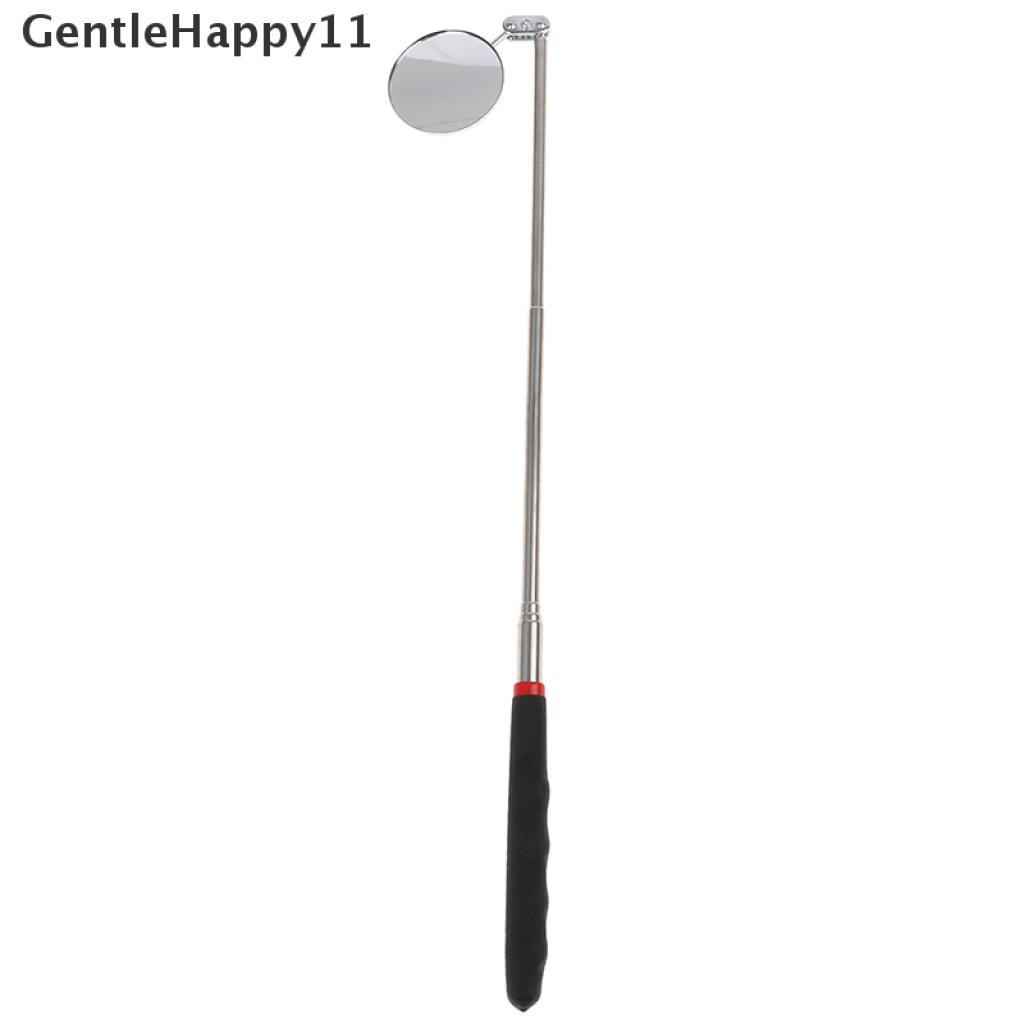 Gentlehappy 1Pc 50mm Cermin Bulat Inspeksi Lensa Deteksi Teleskopik Mobil360° Alat Perbaikan