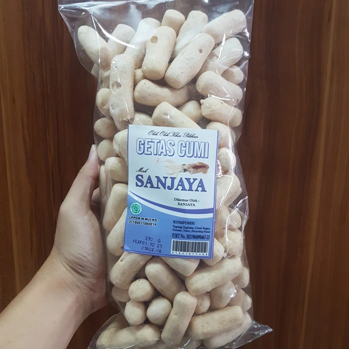 

Getas Cumi sanjaya 230gr / kerupuk bangka / asli bangka