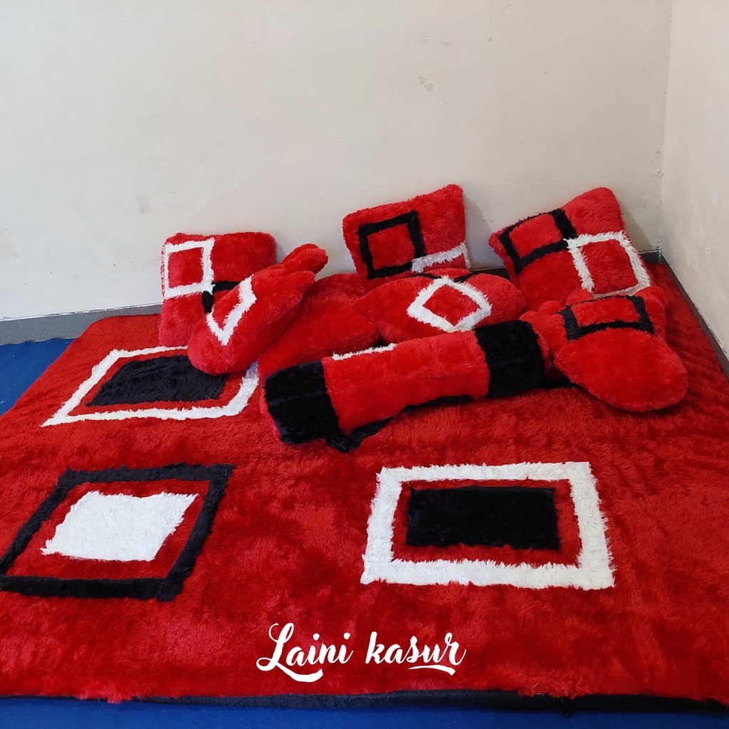 KARPET TERNYAMAN KARPET BERKUALITAS KARPET KARAKTER RASFUR TERMURAH BUSA INOAC FULL SET BANTAL SQUIS