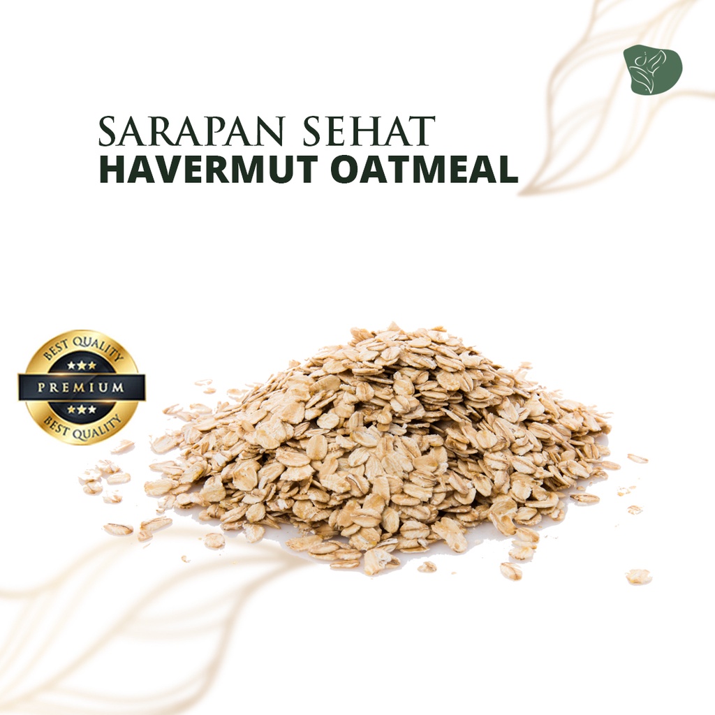 Oatmeal Rolled Oatmeal Diet MPASI Oat Quaker Kiloan Makanan ringan pengganti nasi rendah kalori otmeal diet otmeal sereal otmeal sereal diet Quaker Instant Oatmeal  Quaker Oatmeal Instant Sereal Merah