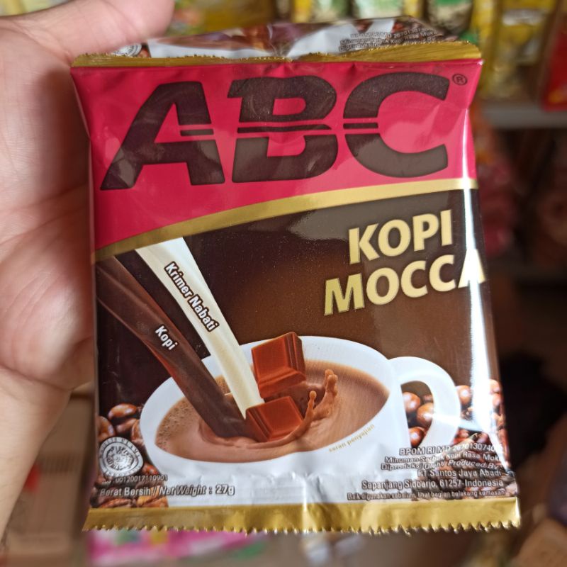 

Minuman Kopi Coffee ABC Mocca Instant 27 Gram Renceng