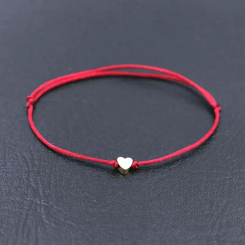 GELANG COUPLE HITAM MERAH HATI