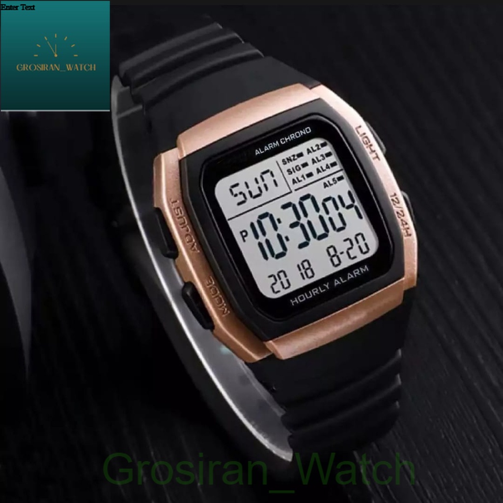 Jam Tangan Wanita Fashion Korea Sporty QQ-145 Case Kotak Digital [G_W]