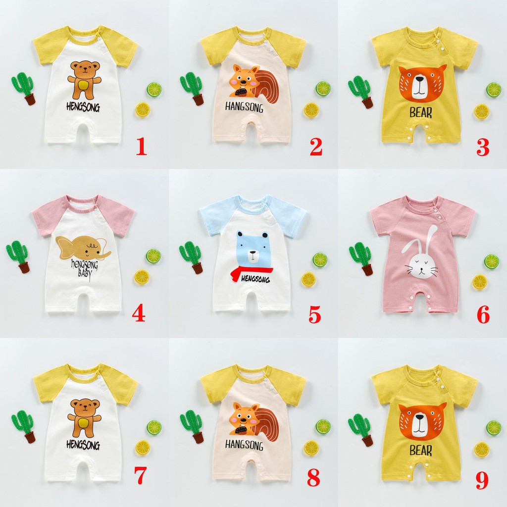 Baby Raya Clothes Cartoon Baby Rompers Cotton Newborn Baby Boys Girls Jumpsuit Baby Clothes Shopee Indonesia