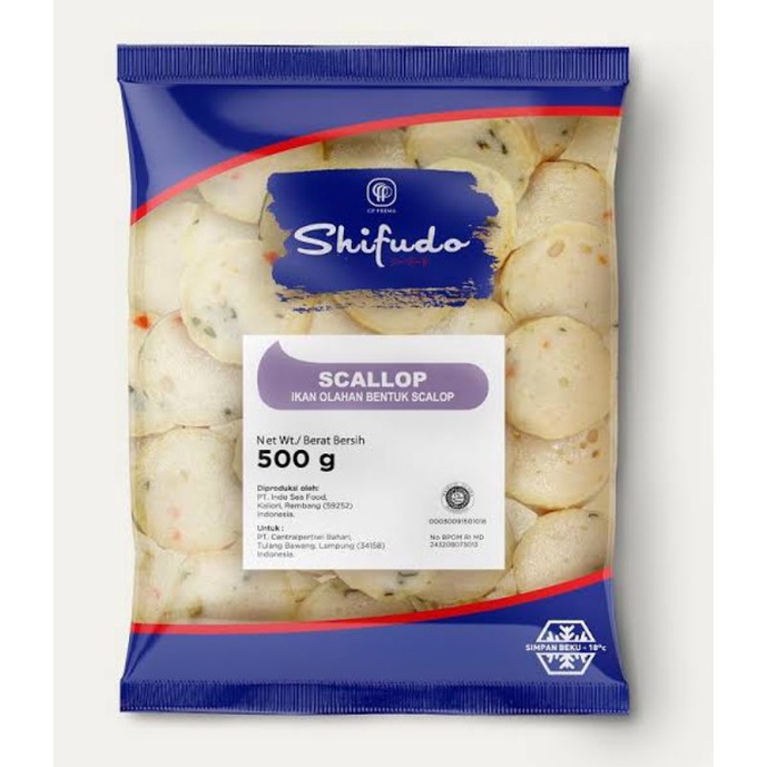 

Shifudo Scallop 500gr