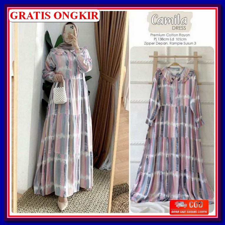 Gamis Terbaru2022 Baju Lebaran Bsju Games Lebaran 2022 Dres Ibu Ibu Branded Terbaru2022 Fashion Musl