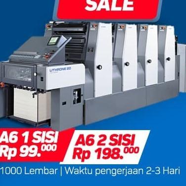 

[BISA COD] Cetak Brosur Murah A6