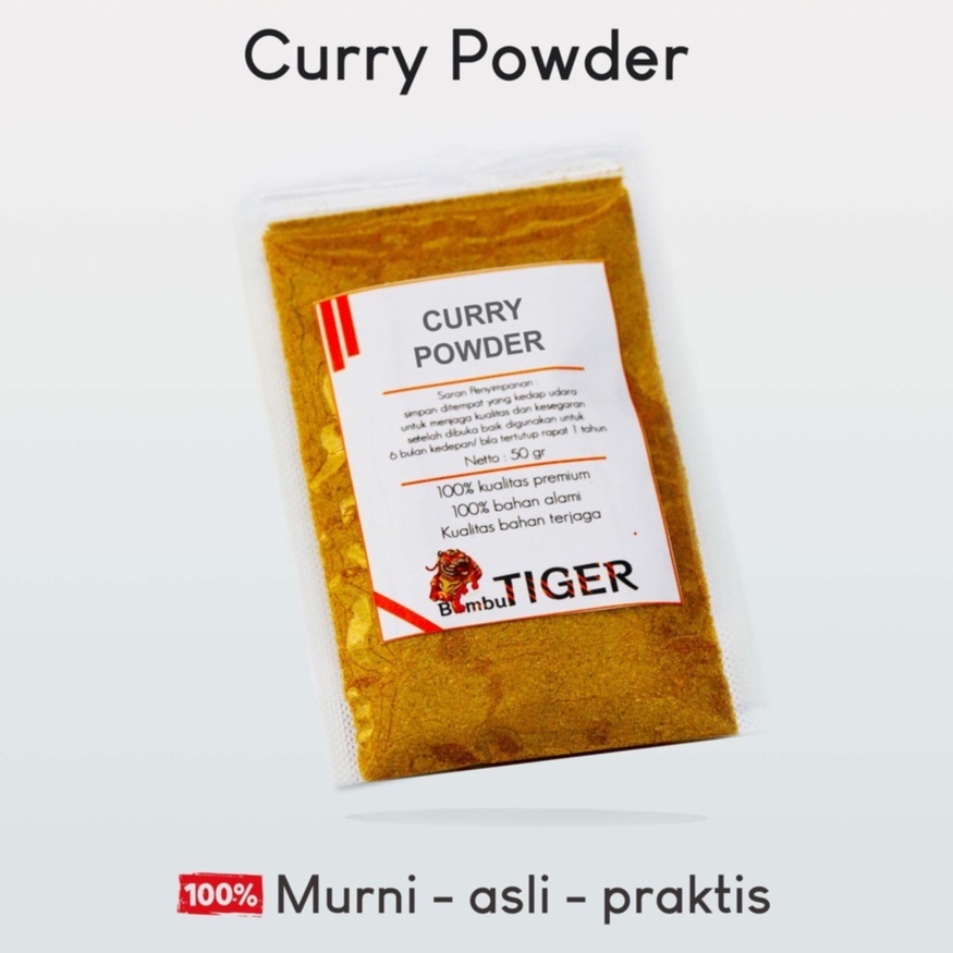 CURRY POWDER - Kari Bubuk / Bumbu Kari Rempah Premium / Bumbu Tiger