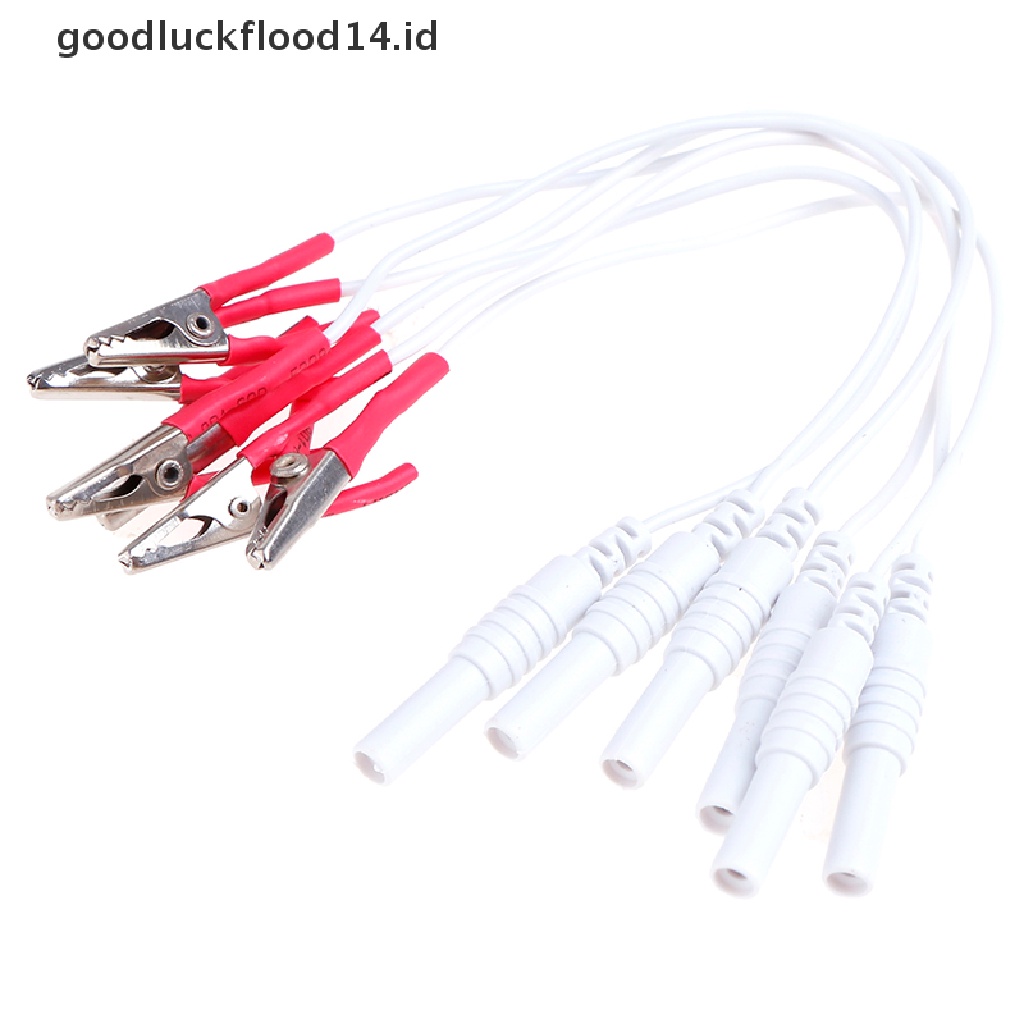 [OOID] 12Pcs/Set Alligator Clip Cable Electronic Acupuncture Treatment Instrument ID