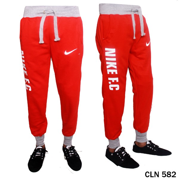 Celana Panjang Jogger Baby Terry Merah – CLN 582