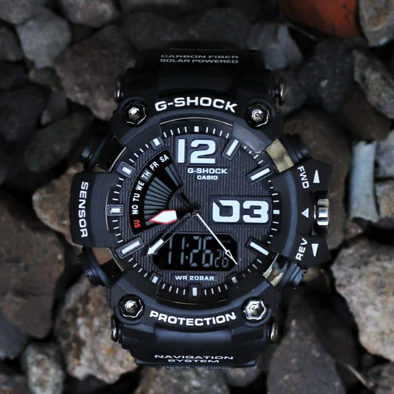 Jam Tangan G Shock Pria Anti Air GSHOCK 1802  Strap Rubber Super Analog Digital
