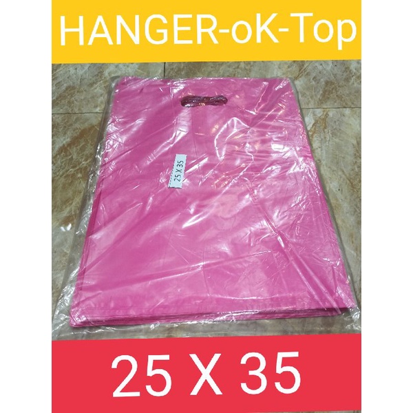 shopping bag kantong belanja plastik online HD plong ukuran. 25 x 35