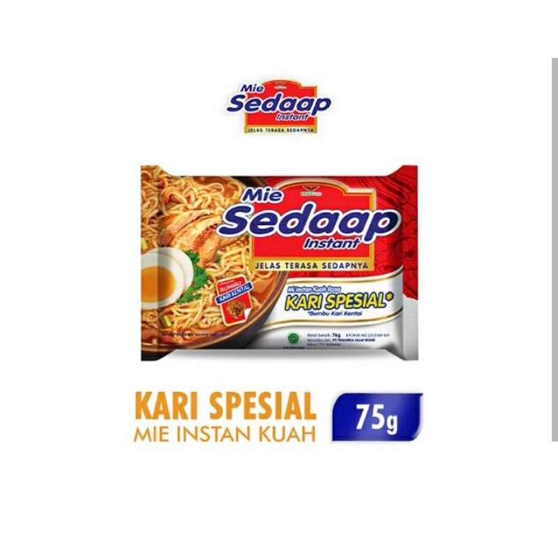 

Sedaap Mie Instant Kari Spesial 75 g