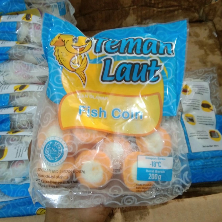 TEMAN LAUT FISH COIN 200 GR / IKAN KOIN