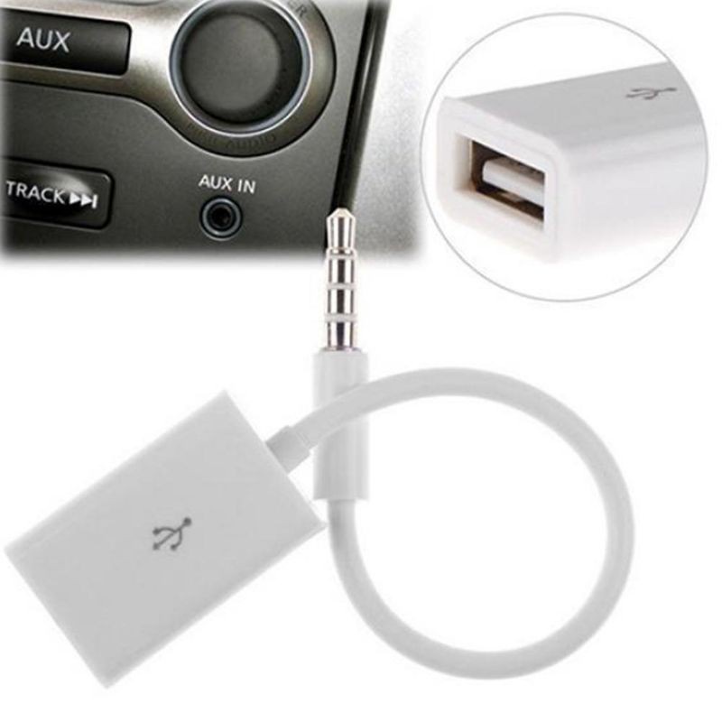 Jual Jack Mm Aux Audio Plug To Usb Otg Adapter Converter Jak Cable Kabel Jek Audio