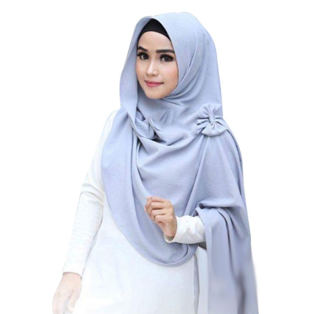 HIJAB PASHMINA INSTAN MURAH NISSA / JILBAB PASTAN MURAH KEKINIAN / PASMINA SYARI MURAH / JILBAB LANGSUNG PAKAI