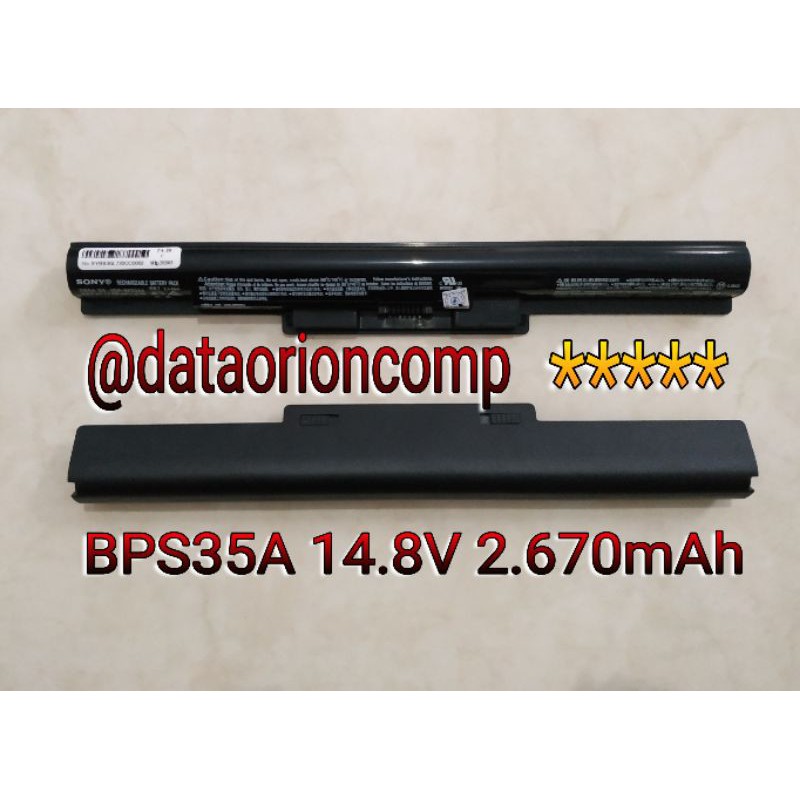 Baterai battery SONY 14E 15E SVF142 SVF14215SC SVF15216SC SVF15217SC SVF15218S BPS 35 BPS35A