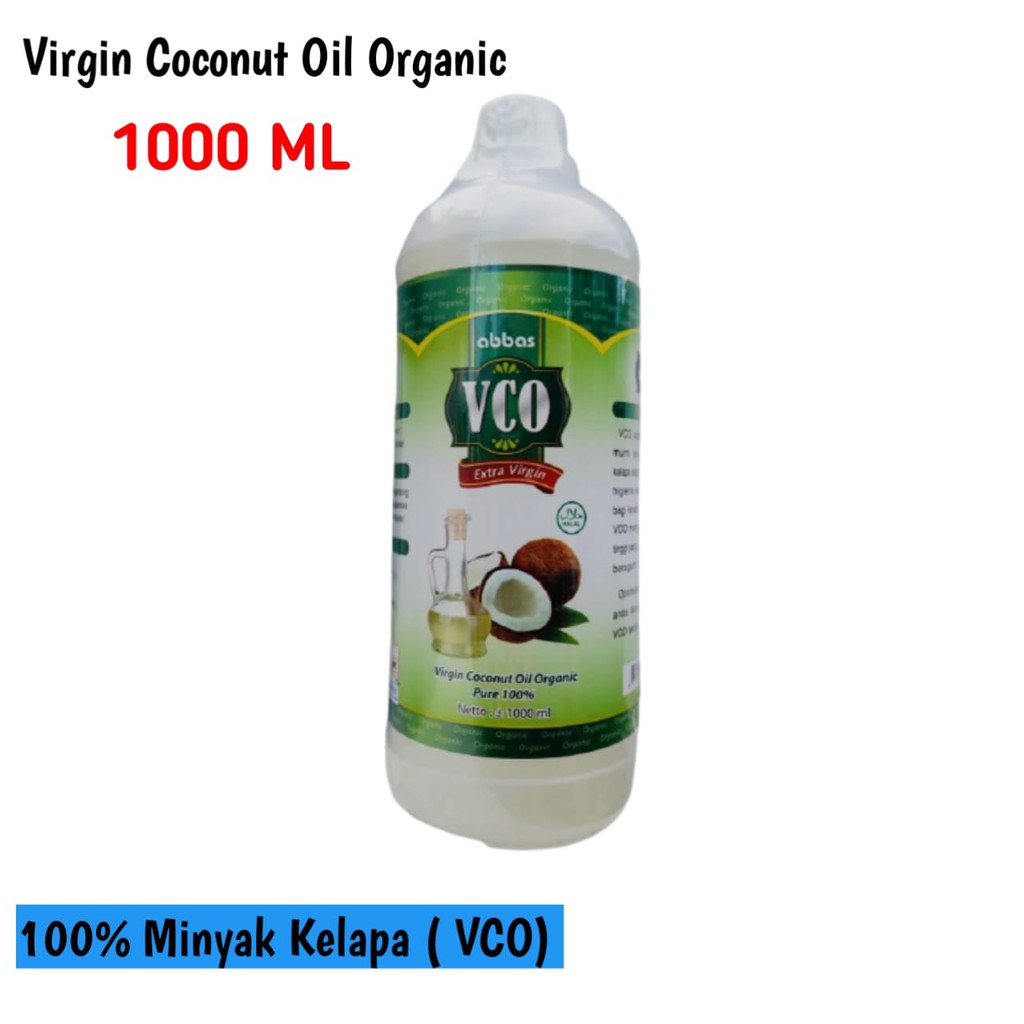 

VCO ABBAS MINYAK KELAPA MURNI ORGANIK PERASAN PERTAMA 1 LITER