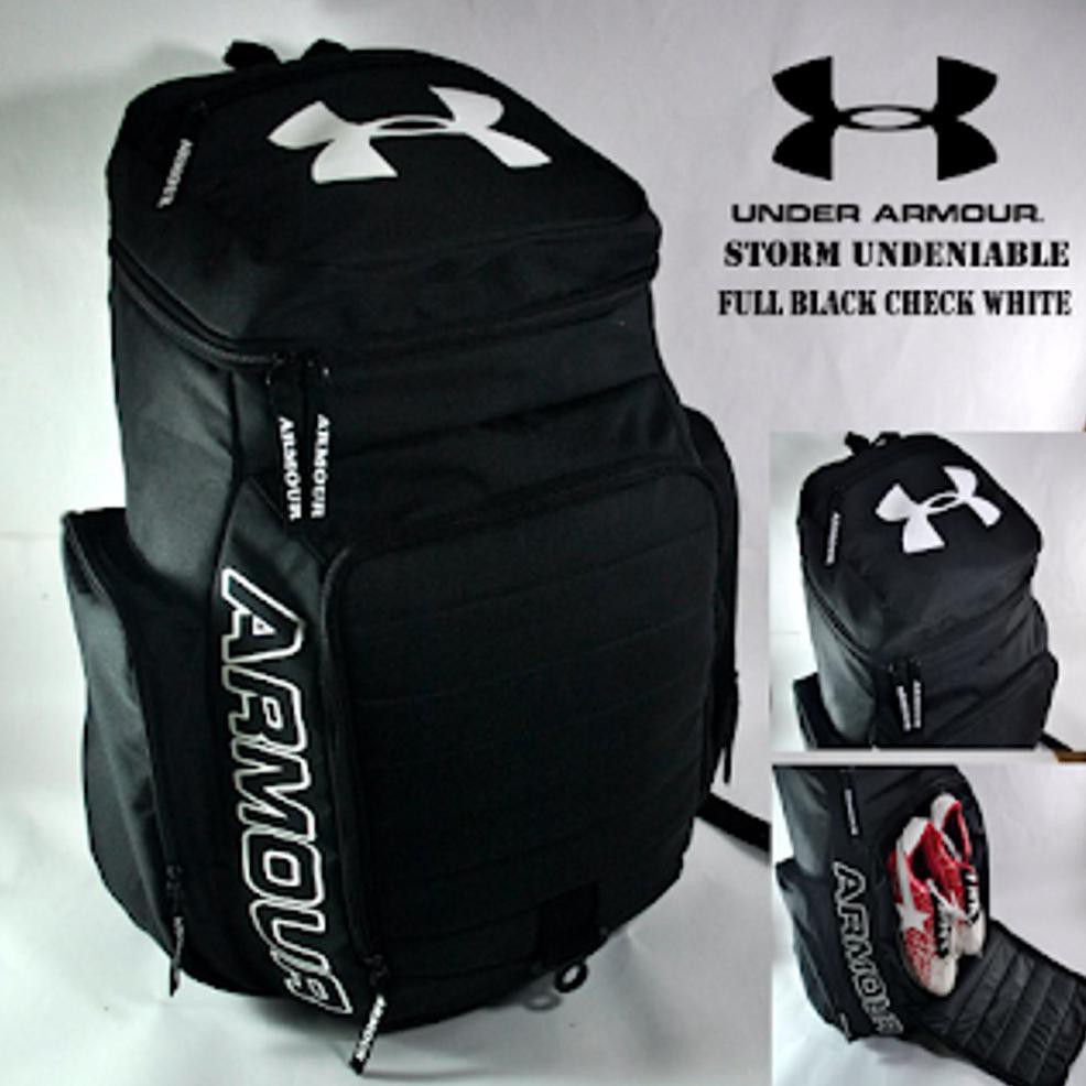 Paling Murah Tas Ransel Under Armour Storm Undeniable Black - Tas Under Armour Storm Undeniable