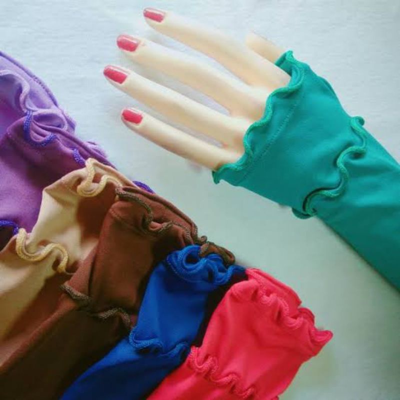 Handshock curly Manset tangan cewek wanita perempuan  Murah Termurah-4
