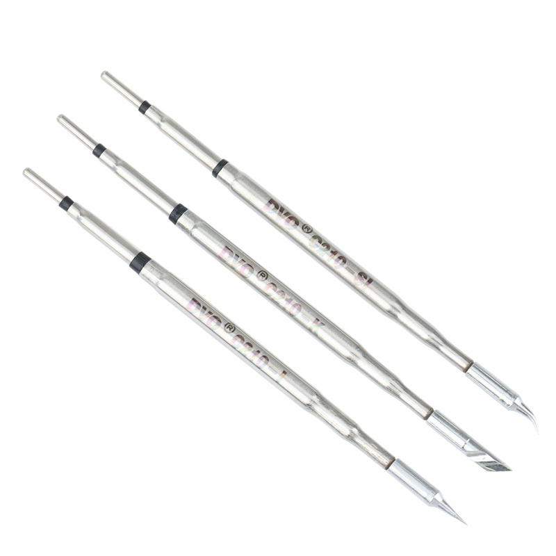 DVO 3Pcs for JBC C210 Soldering Tips Welding Iron Head for JBC Tips T210 Handle JBC CD-2SD/2SHE Handle Solder Station