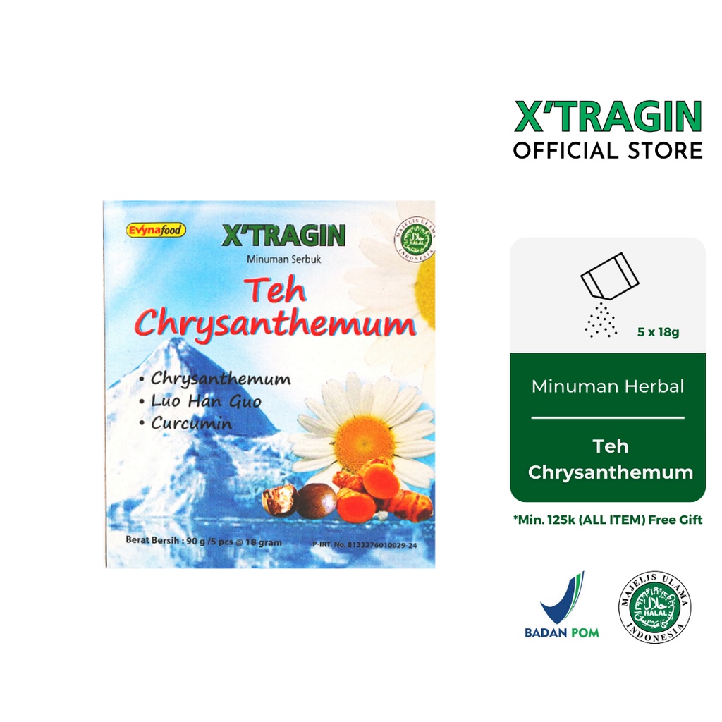 

X'TRAGIN Teh Chrysanthemum Minuman Bubuk
