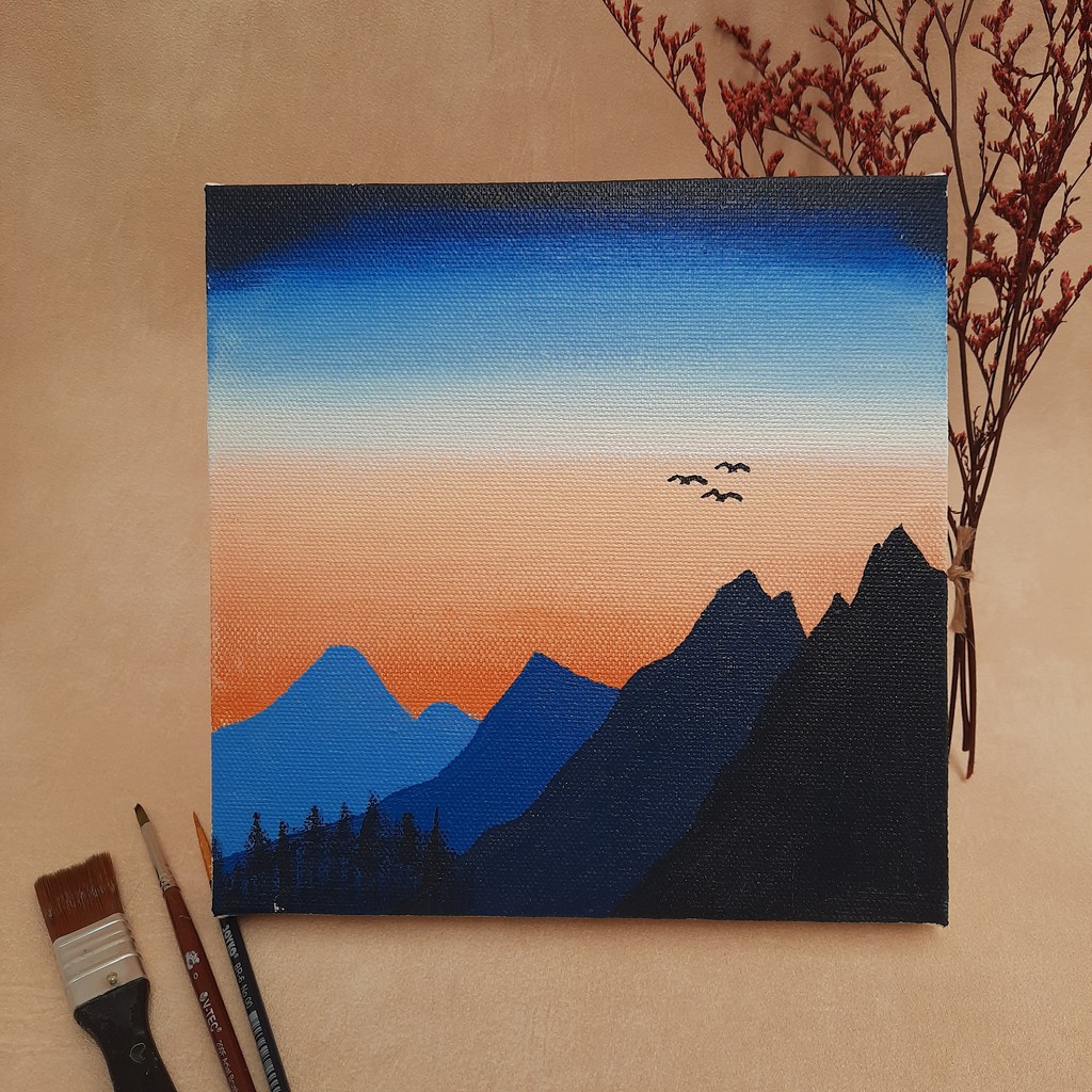 

Canvas Painting "Mountains