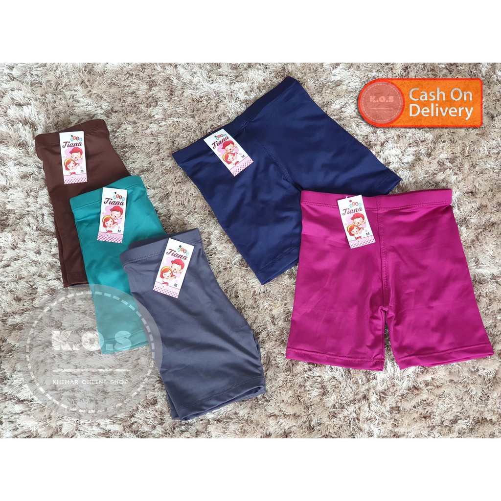 short anak daleman legging pendek anak size s,m,l,xl,xxl