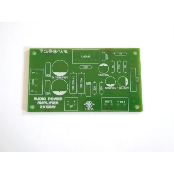 PCB Power Amplifier 2X68 Watt PA-039