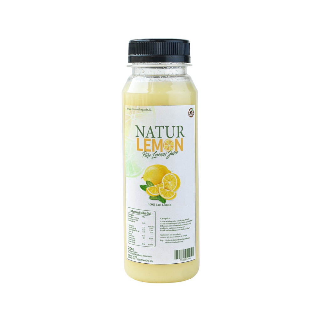 House Of Organix Natur Lemon 500 Ml